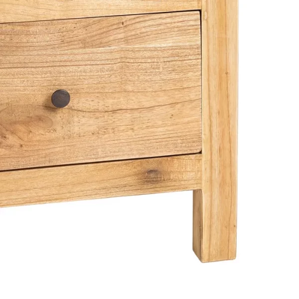 APARADOR NATURAL MADERA MINDI SALÓN 170 X 40 X 88 CM - Imagen 7