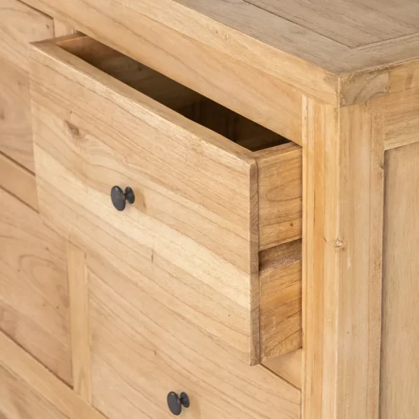 APARADOR NATURAL MADERA MINDI SALÓN 170 X 40 X 88 CM - Imagen 10