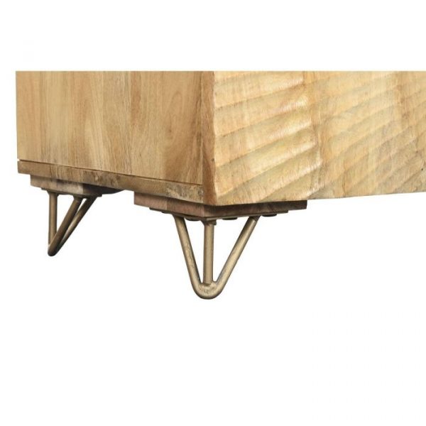 MUEBLE TV MANGO METAL 160X40X50 MANDALA NATURAL - Imagen 7