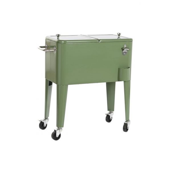 NEVERA ACERO PP 74X43X80 56 LITROS VERDE MUSGO