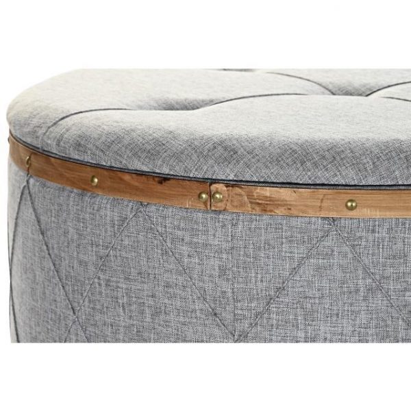 DESCALZADORA SET 2 POLIESTER MADERA 80X80X43 - Imagen 4