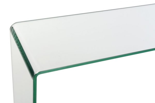 CONSOLA CRISTAL 100X28X75 TEMPLADO TRANSPARENTE - Imagen 2