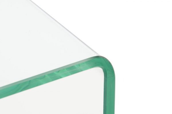 CONSOLA CRISTAL 100X28X75 TEMPLADO TRANSPARENTE - Imagen 3
