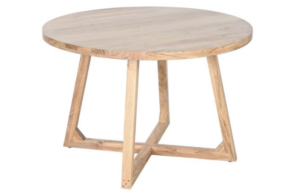 MESA REDONDA COMEDOR ACACIA 115X115X76 - Imagen 2