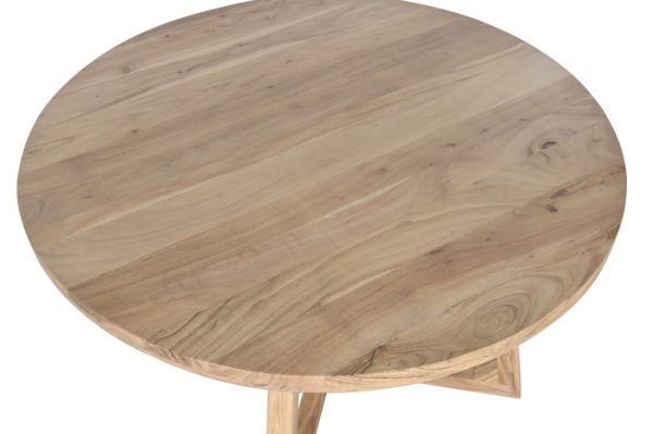 MESA REDONDA COMEDOR ACACIA 115X115X76 - Imagen 3