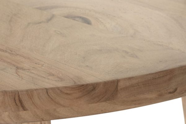 MESA REDONDA COMEDOR ACACIA 115X115X76 - Imagen 4