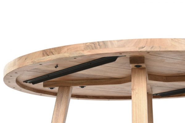 MESA REDONDA COMEDOR ACACIA 115X115X76 - Imagen 6