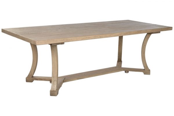 MESA COMEDOR OLMO MACIZO 240X100X76 NATURAL - Imagen 2