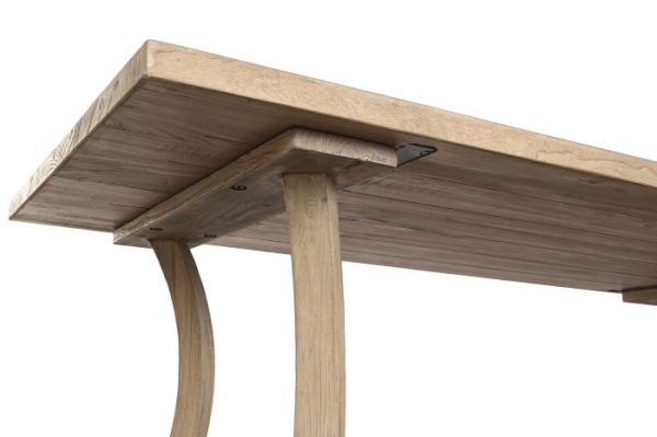 MESA COMEDOR OLMO MACIZO 240X100X76 NATURAL - Imagen 7