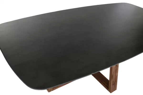 MESA COMEDOR TECA RECICLADA CERAMICA 240X120X78 - Imagen 4