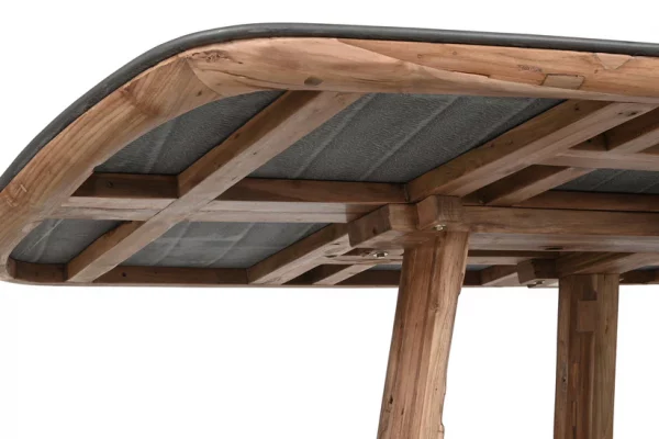MESA COMEDOR TECA RECICLADA CERAMICA 240X120X78 - Imagen 6