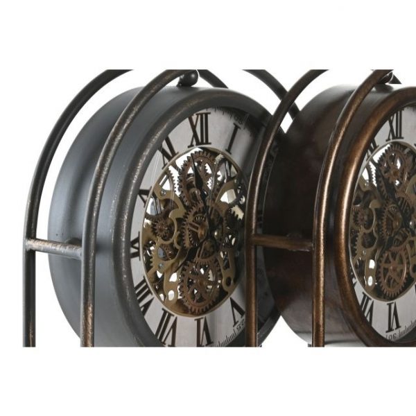 RELOJ SOBREMESA HIERRO 30X10X58 MOVIMIENTO 2 SURT. - Imagen 2
