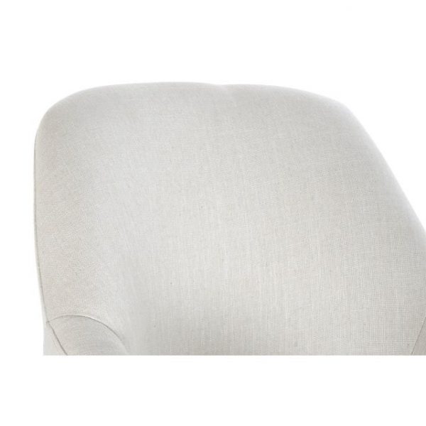 BUTACA POLIESTER RUBBERWOOD 61X68X78 BEIGE - Imagen 3