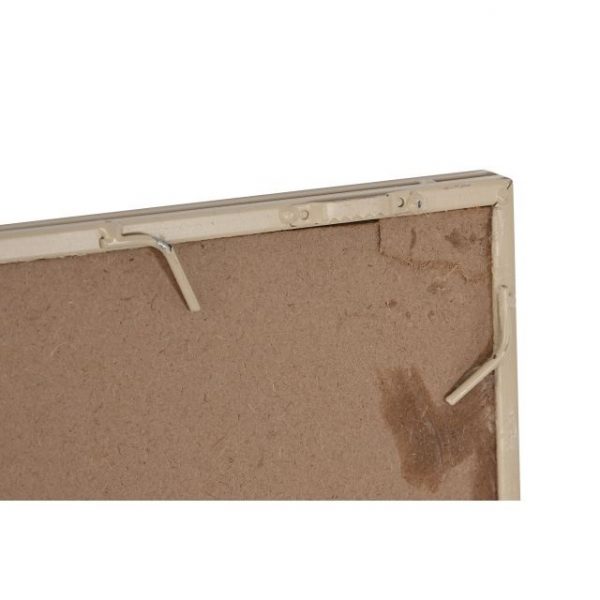 ESPEJO HIERRO CRISTAL 90X2X90 VENTANA BEIGE - Imagen 4