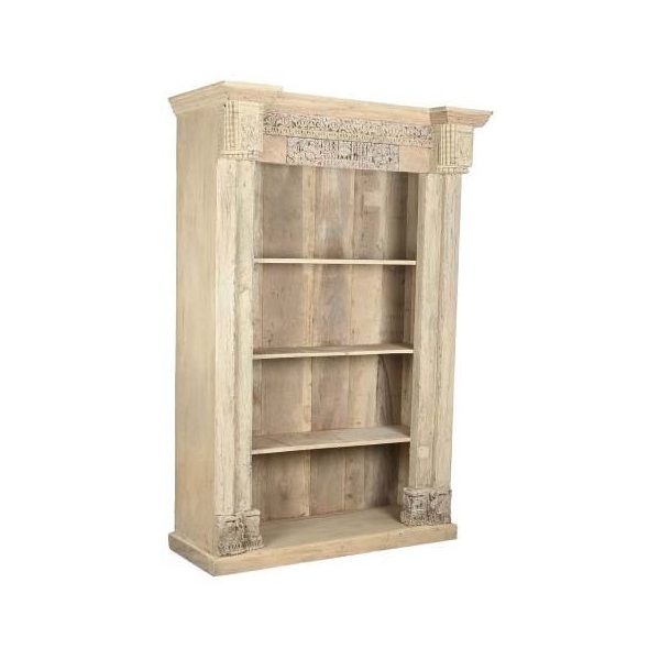 ESTANTERIA TECA 150X60X210 TALLAS ANTIGUAS NATURAL