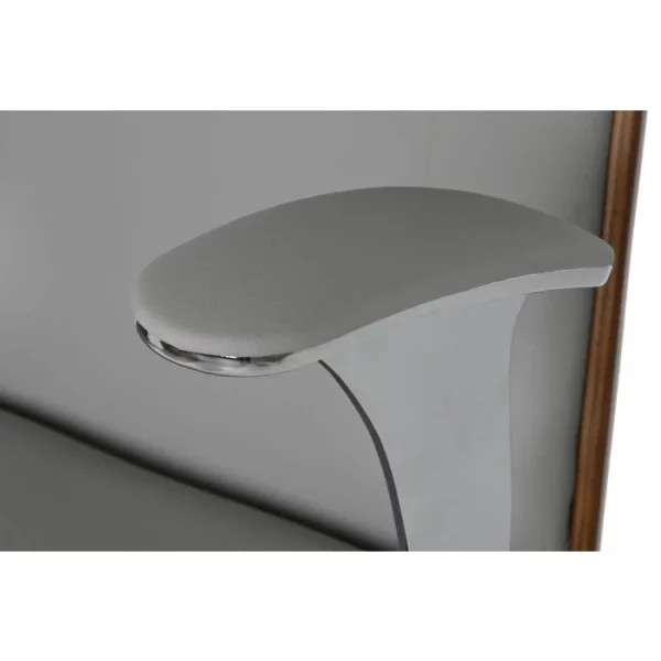 SILLA PU MADERA 71X69X108,5 RUEDAS BEIGE - Imagen 6
