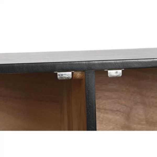 APARADOR MANGO METAL 81X45X75 MANDALA NEGRO - Imagen 3