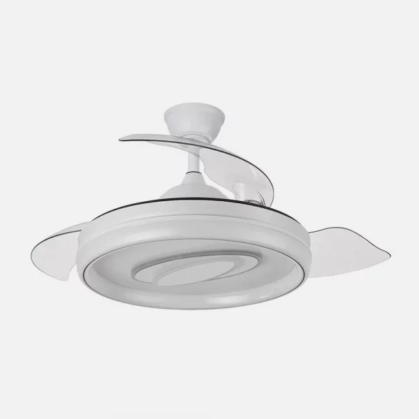 VENTILADOR DC MARACANA 57W BLANCO 3ASP.107D 5980LM 3000-4500-6500K REG.INTENSIDAD REMOTO+MEMORIA+TEMPORIZADOR - Imagen 2