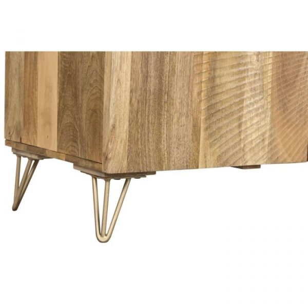 BUFFET MANGO METAL 160X45X75 MANDALA NATURAL - Imagen 6