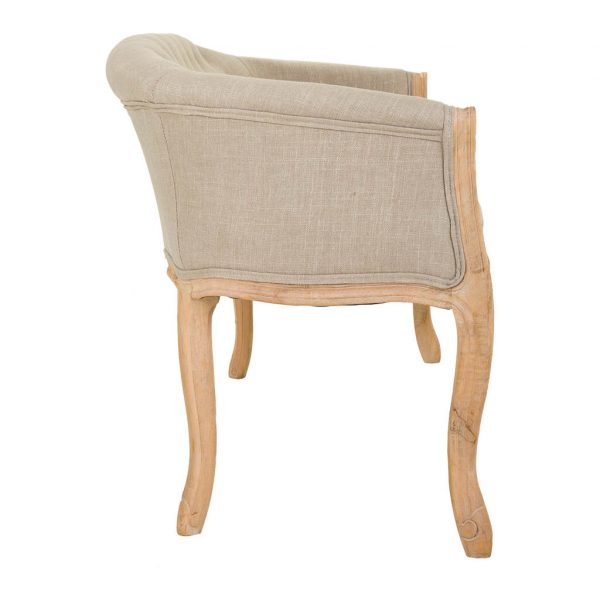 SOFA DE MADERA Y TAPIZADO 107X61X70CM - Imagen 3