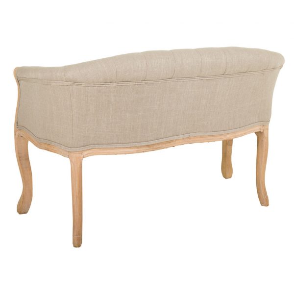 SOFA DE MADERA Y TAPIZADO 107X61X70CM - Imagen 4