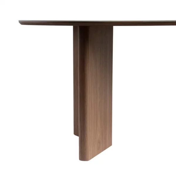 MESA COMEDOR BLANCO-MARRÓN DM-CERÁMICA 180 X 90 X 76 CM - Imagen 3