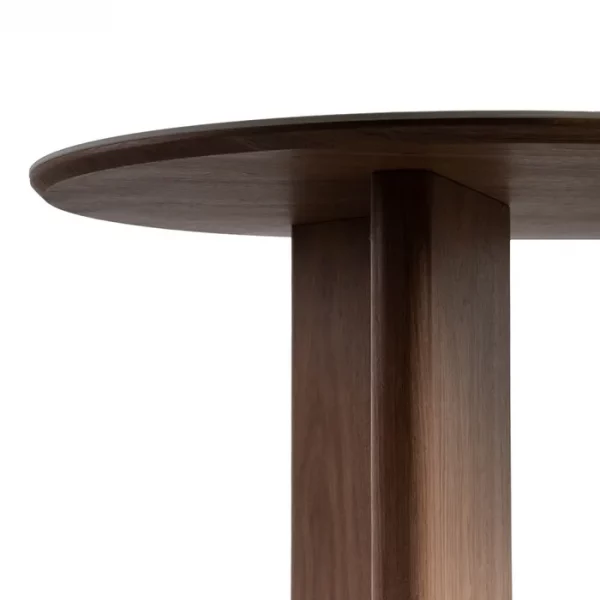 MESA COMEDOR BLANCO-MARRÓN DM-CERÁMICA 180 X 90 X 76 CM - Imagen 4