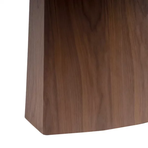 MESA COMEDOR BLANCO-MARRÓN DM-CERÁMICA 180 X 90 X 75 CM - Imagen 4