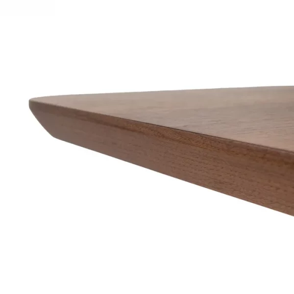 MESA COMEDOR MARRÓN-NEGRO DM-METAL 180 X 90 X 76 CM - Imagen 5