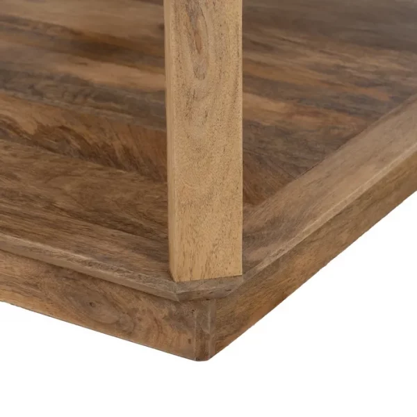 MESA CENTRO MARRÓN MADERA DE MANGO SALÓN 130 X 80 X 45 CM - Imagen 10