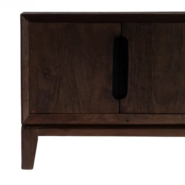 MUEBLE TV MARRÓN MADERA DE MANGO SALÓN 200 X 40 X 55 CM - Imagen 4