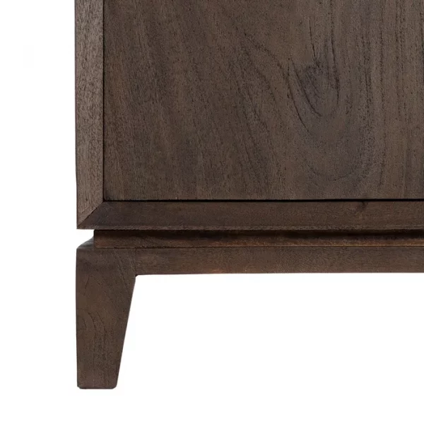 MUEBLE RECIBIDOR MARRÓN MADERA DE MANGO 100 X 40 X 85 CM - Imagen 4