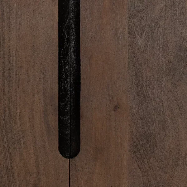 MUEBLE RECIBIDOR MARRÓN MADERA DE MANGO 100 X 40 X 85 CM - Imagen 6