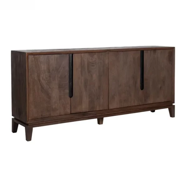APARADOR MARRÓN MADERA DE MANGO SALÓN 190 X 40 X 85 CM - Imagen 3