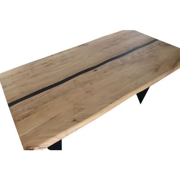 MESA COMEDOR ACACIA METAL 200X100X76 - Imagen 4