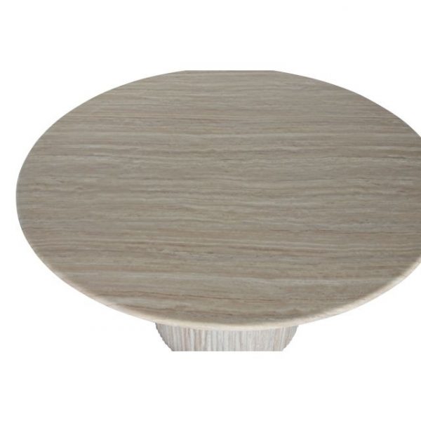 MESA REDONDA COMEDOR GRANITO 130X130X75 SIMIL MARMOL - Imagen 2