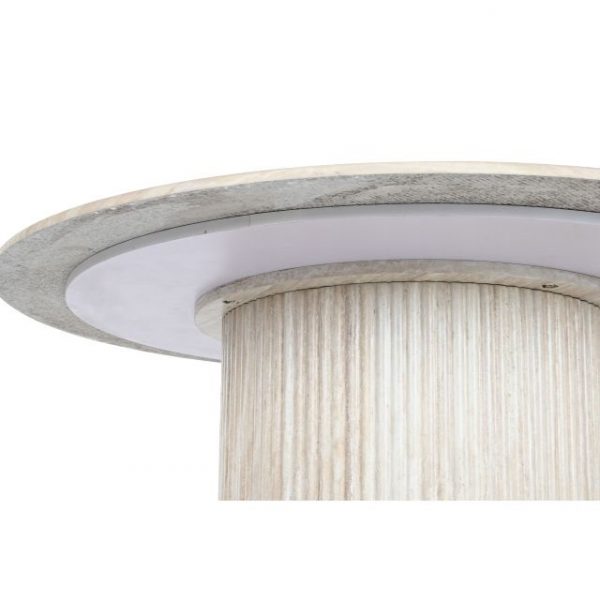MESA REDONDA COMEDOR GRANITO 130X130X75 SIMIL MARMOL - Imagen 4