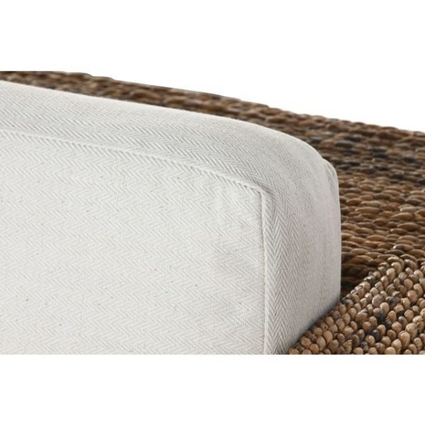 SOFA FIBRA TECA 192X92X65 3 PLAZAS+ COJINES - Imagen 6