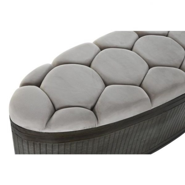DESCALZADORA METAL POLIESTER 121X44X47,5 BEIGE - Imagen 2