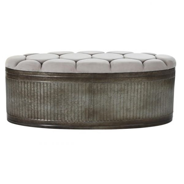DESCALZADORA METAL POLIESTER 121X44X47,5 BEIGE - Imagen 6