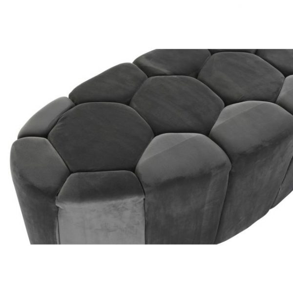 DESCALZADORA POLIESTER MDF 125X53X46,5 GRIS - Imagen 2