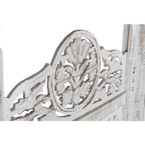 BIOMBO MANGO MDF 150X2X180 DECAPE BLANCO - Imagen 4