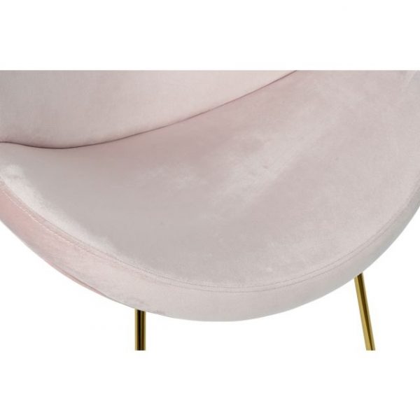 SILLA POLIESTER METAL 63X57X73 TERCIOPELO - Imagen 2