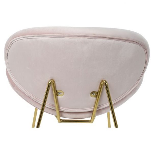 SILLA POLIESTER METAL 63X57X73 TERCIOPELO - Imagen 5