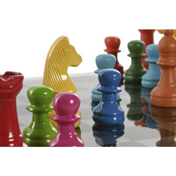 JUEGO DE MESA RESINA CRISTAL 61X61X0,5 MULTICOLOR - Imagen 3