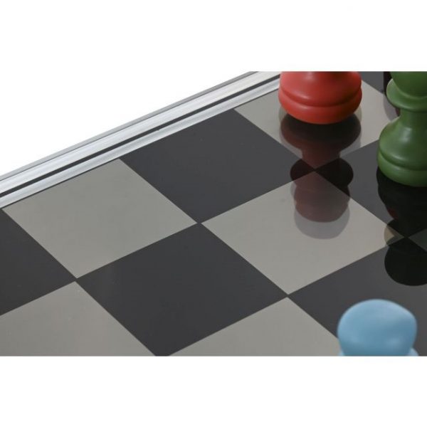 JUEGO DE MESA RESINA CRISTAL 61X61X0,5 MULTICOLOR - Imagen 4