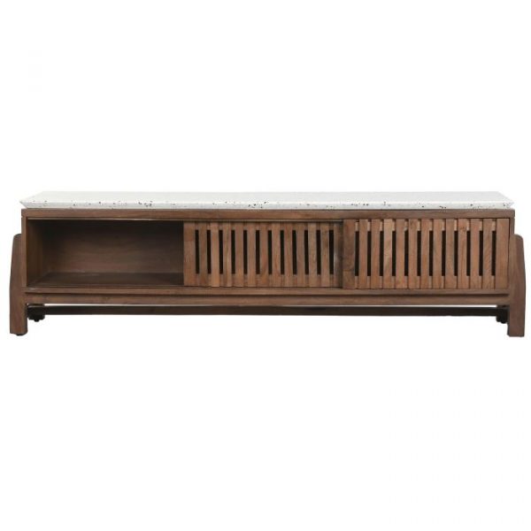 MUEBLE TV ACACIA TERRAZO 166X46X52 - Imagen 8