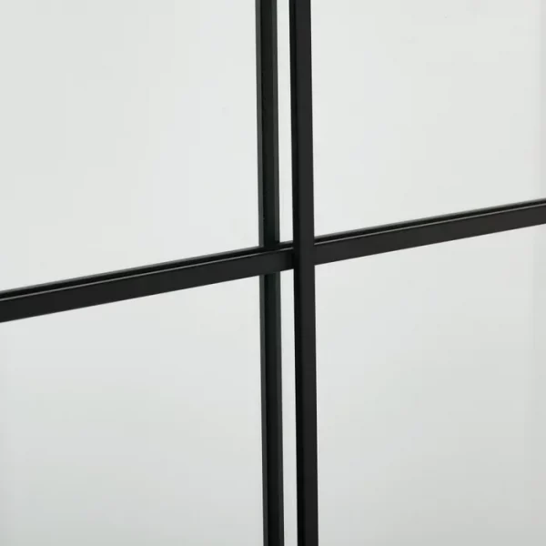 ESPEJO VENTANA METAL-CRISTAL DECORACIÓN 90 X 3 X 120 CM - Imagen 4
