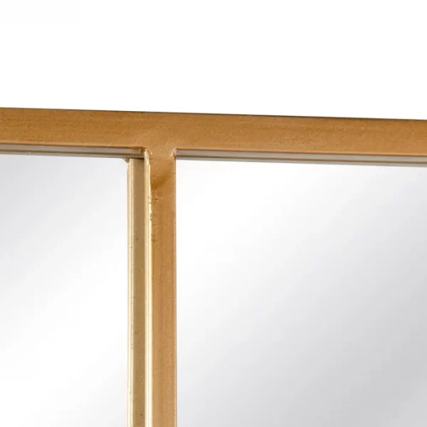 ESPEJO VENTANA ORO METAL-CRISTAL 90 X 3 X 120 CM - Imagen 4