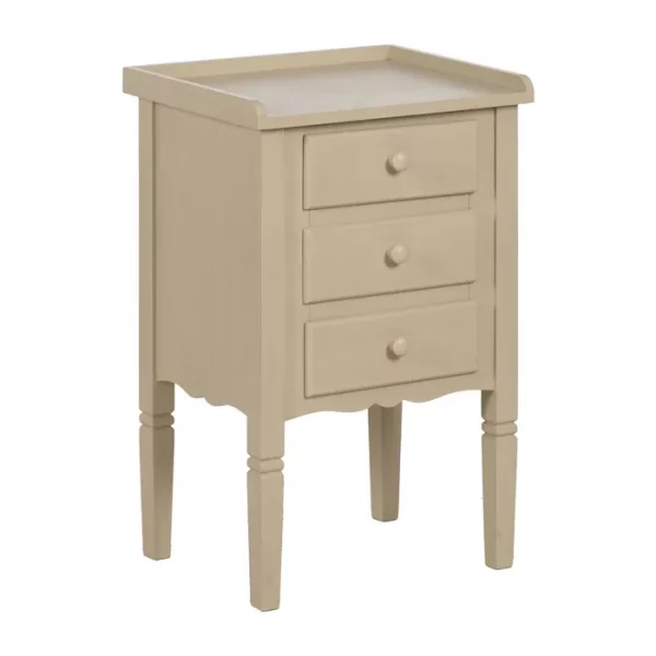 MESITA CREMA DM 43 X 33 X 66 CM - Imagen 2
